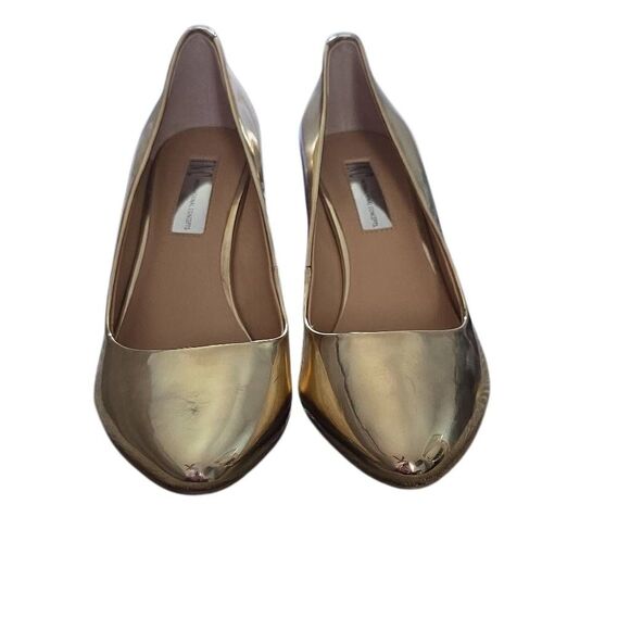 INC International Concepts Women's Size 7 Gold Metallic Stiletto Heels - Picture 3 of 7